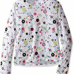 Hot Chillys Pepper Skins Kids Base Layer Top Warm Mid Weight Hearts Dots XXS